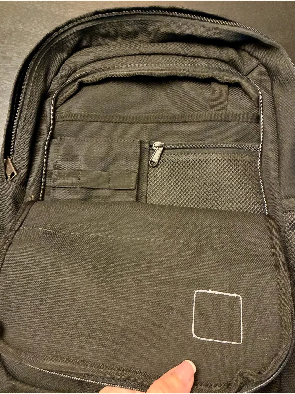 NWOT Carhartt 21L Laptop Backpack Black Canvas Work Daypack Exterior Patch
